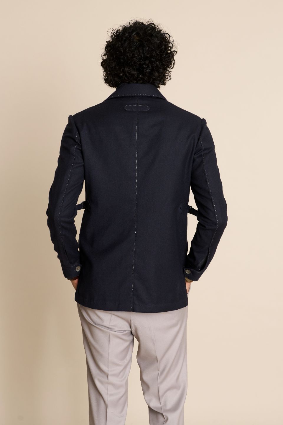 Gargee Designer's BLUE FLANNEL SHACKET TOP Gargee