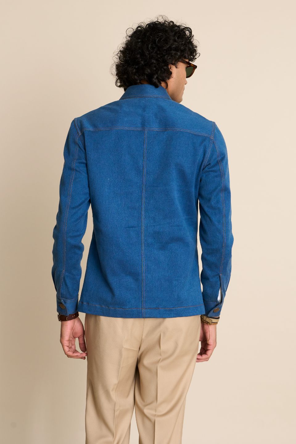 Gargee Designer's INDIGO DENIM SHACKET TOP Gargee