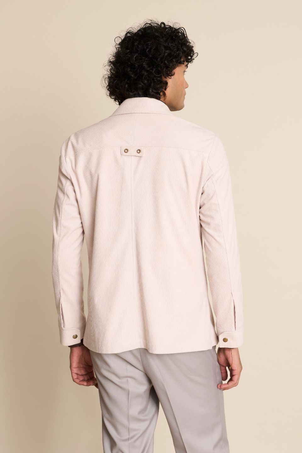 Gargee Designer's CHALK CORDUROY SHACKET TOP Gargee