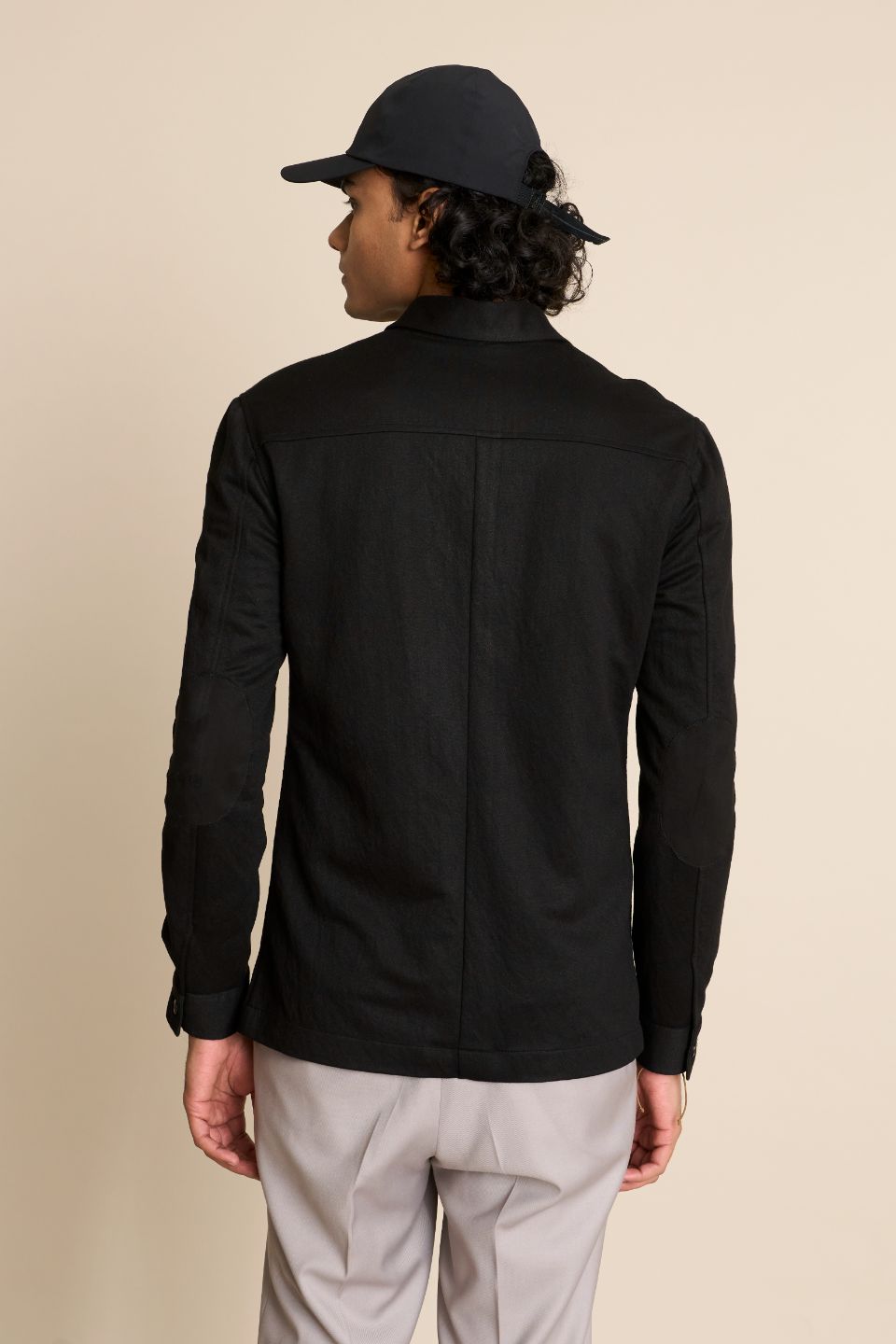 Gargee Designer's BLACK KNIT SHACKET TOP Gargee