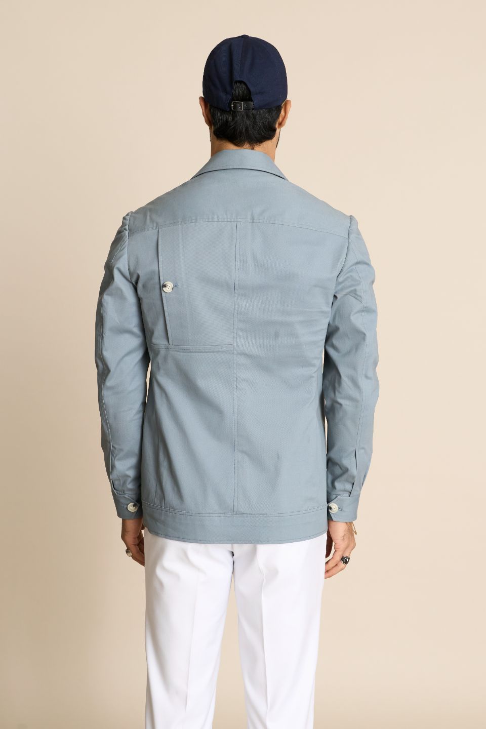 Gargee Designer's GREY ZIPPER CASUAL SHACKET Gargee