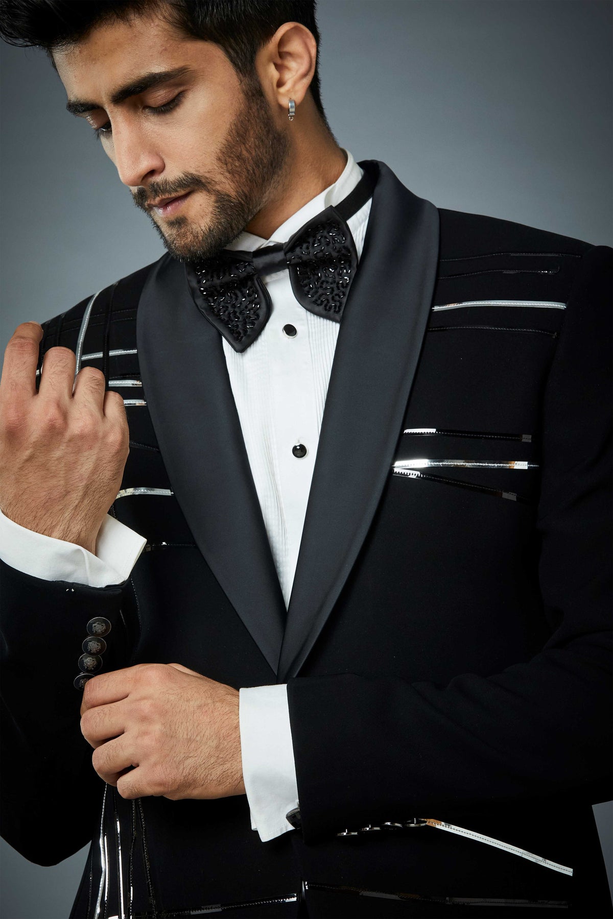 Gargee Designer's BLACK MAGIC CONCEPT TUXEDO SET Gargee