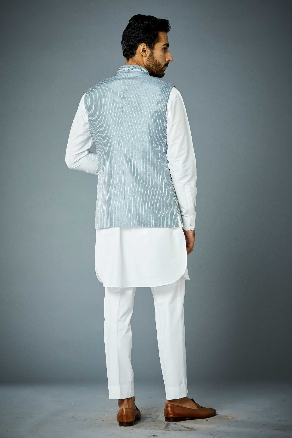 Gargee Designer's SKY TRILOGY APPLIQUE BUNDI SET Gargee