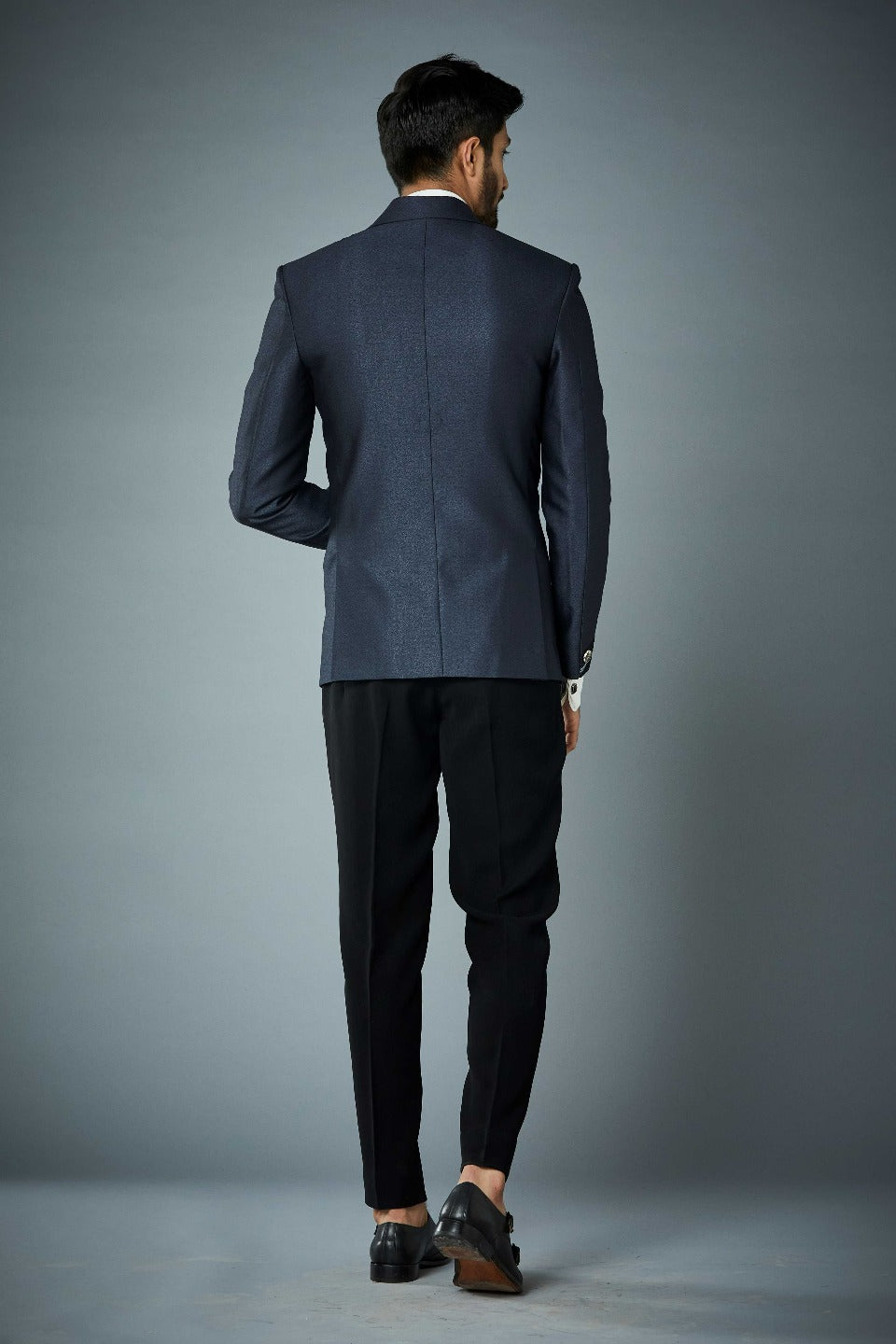 Gargee Designer's GREY FLASH TUXEDO SET Gargee