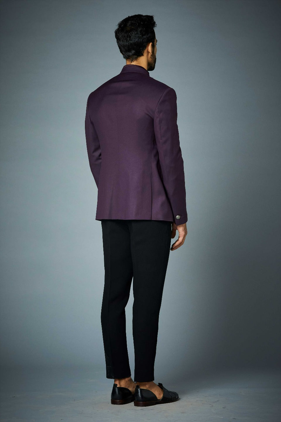 VIOLET PINTUCKS JODHPURI SET Gargee