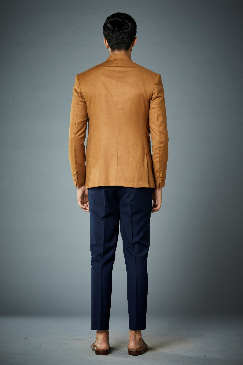 Gargee Designer's MUSTARD DEFENCE JODHPURI SET Gargee