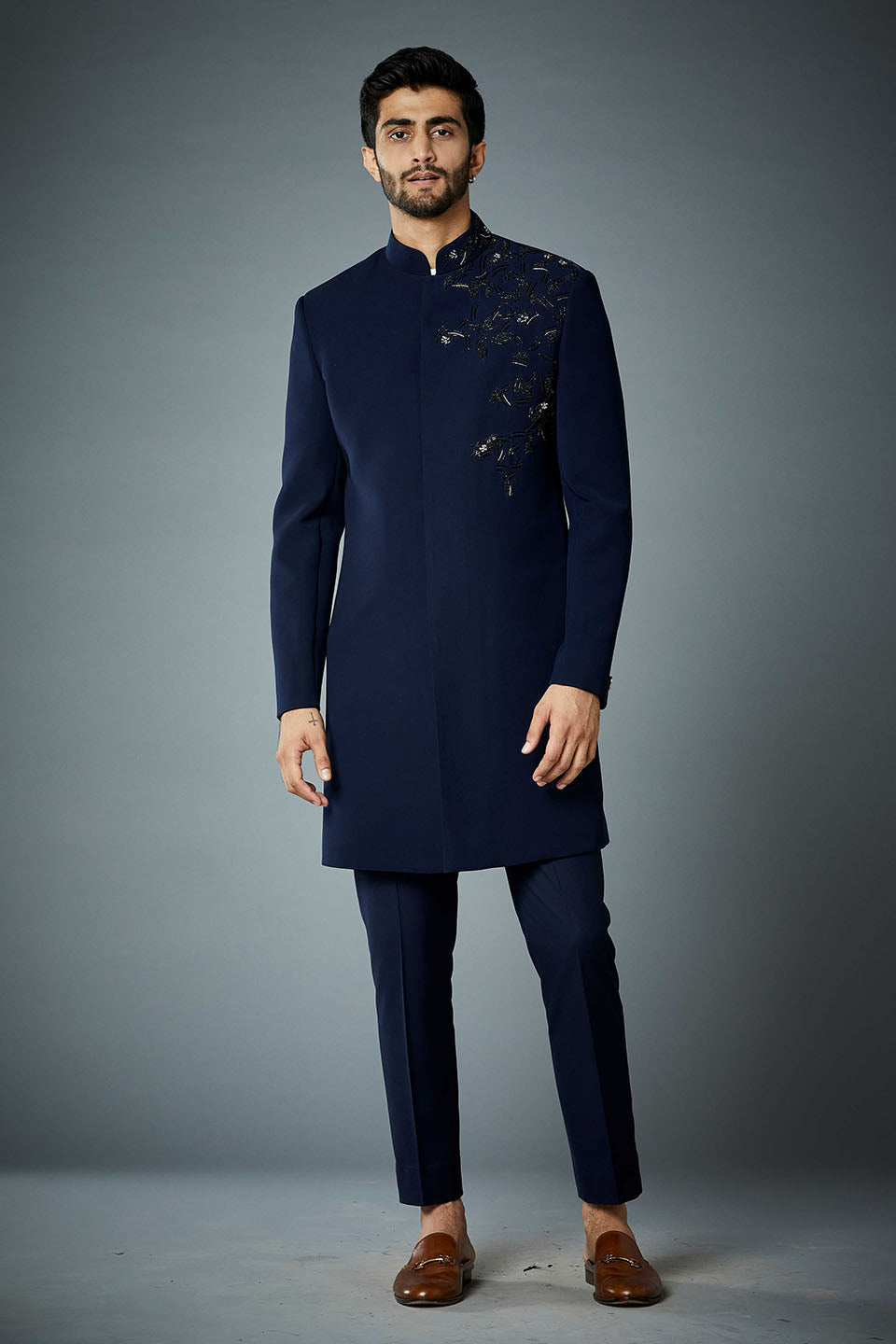 Gargee Designer's NAVY CONSTELLATION INDO SET Gargee Designer