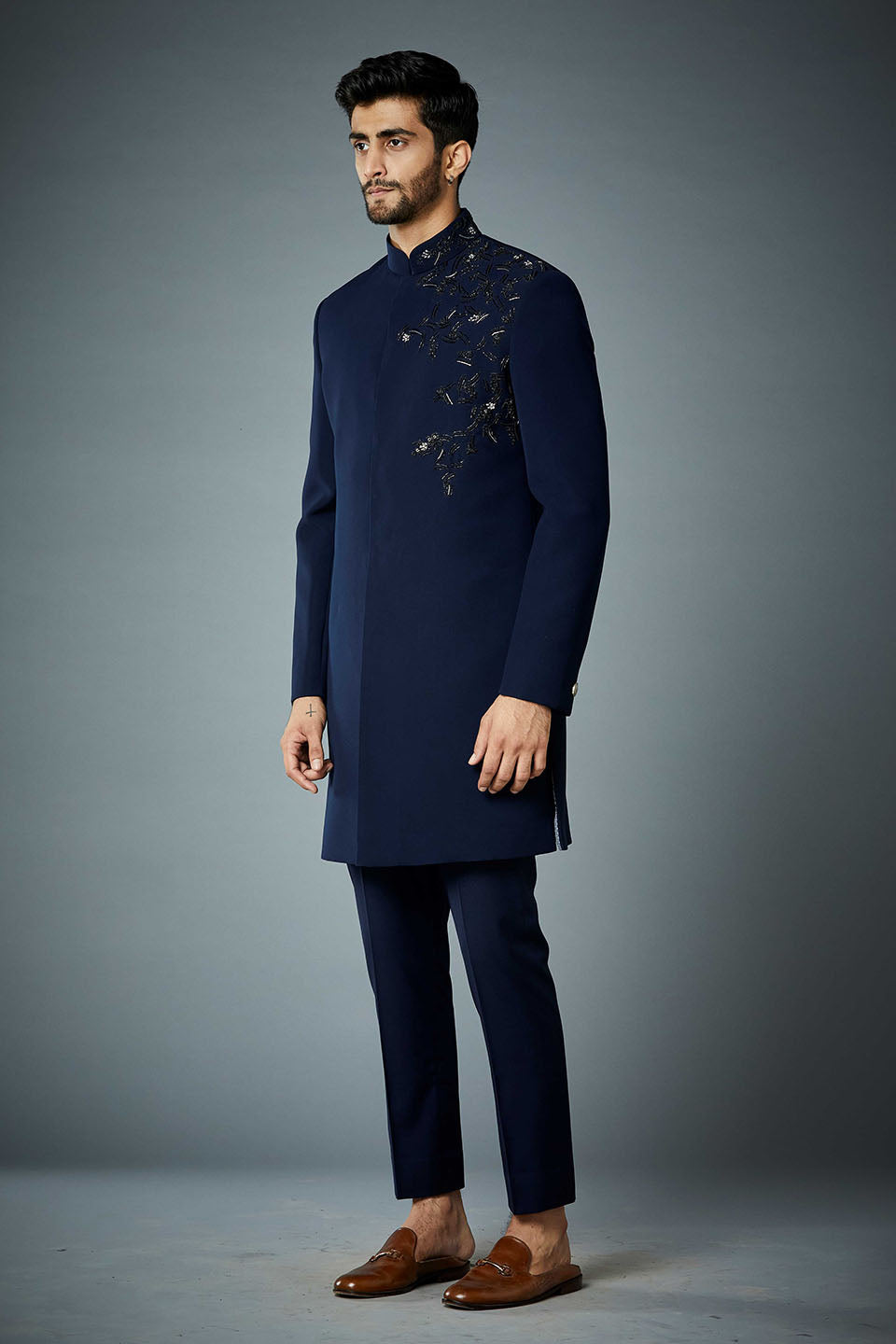 Gargee Designer's NAVY CONSTELLATION INDO SET Gargee Designer
