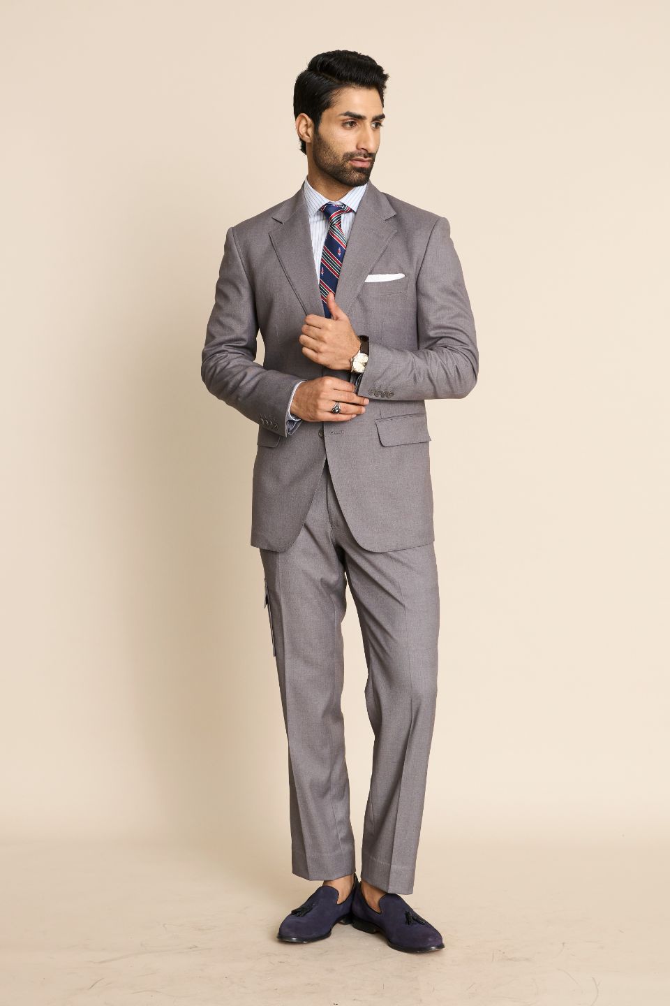 Gargee Designer's GREY CLASSIC FORMAL SUIT Gargee