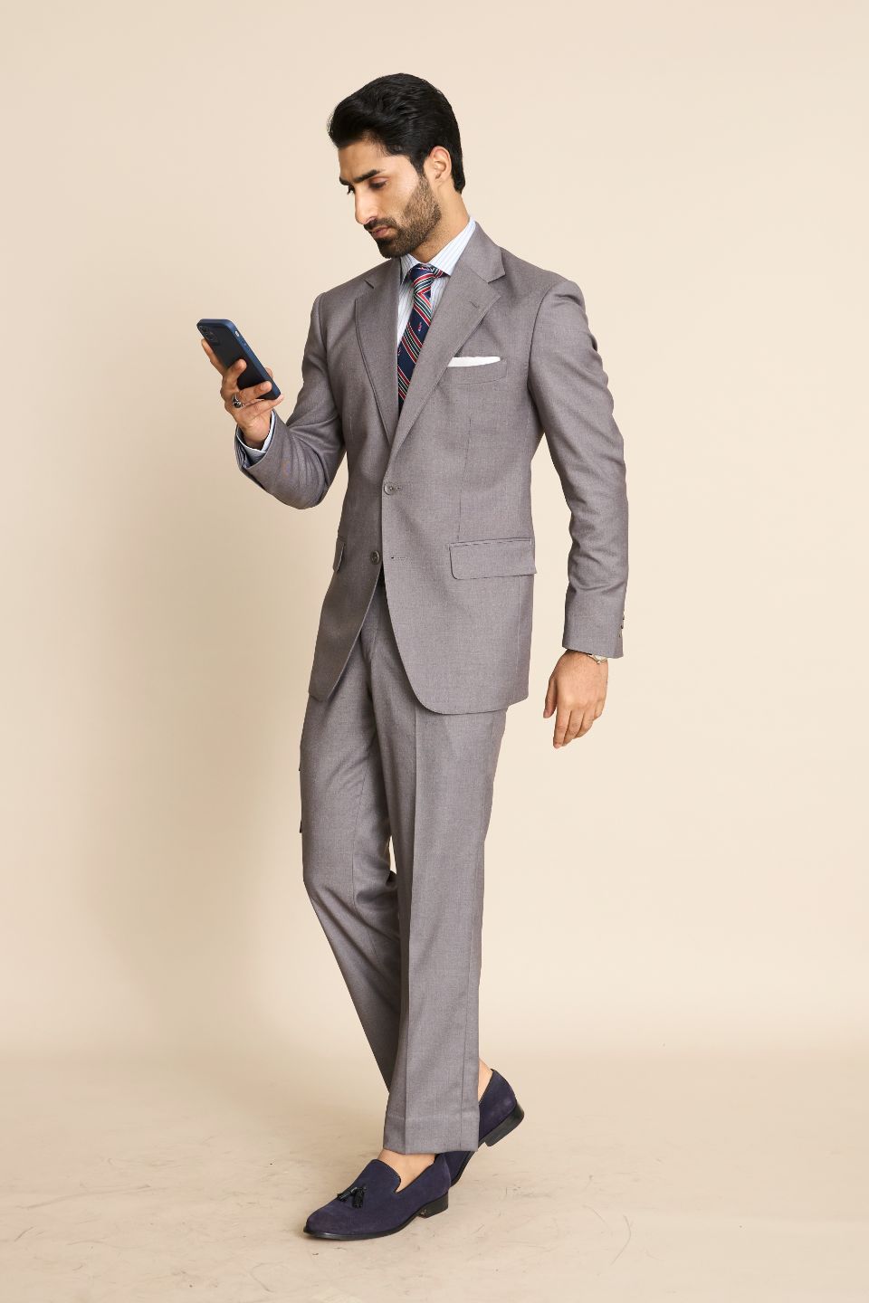 Gargee Designer's GREY CLASSIC FORMAL SUIT Gargee