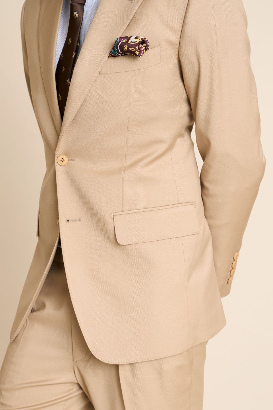 Gargee Designer's BEIGE CLASSIC FORMAL SUIT Gargee