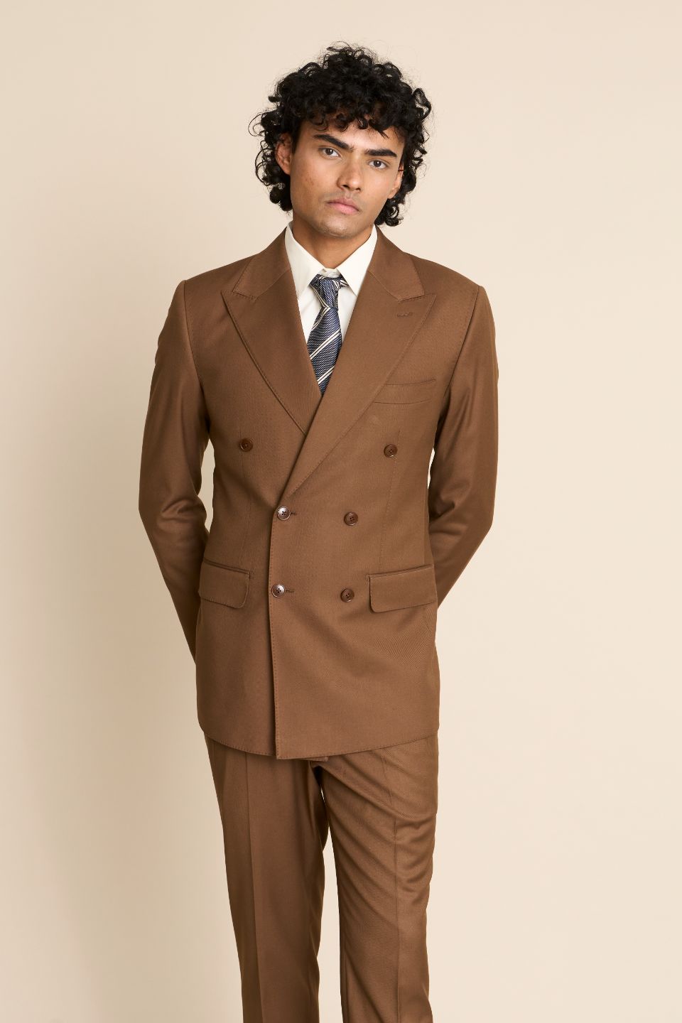 Gargee Designer's CURRY CLASSIC DOUBLE BREASTED SUIT Gargee