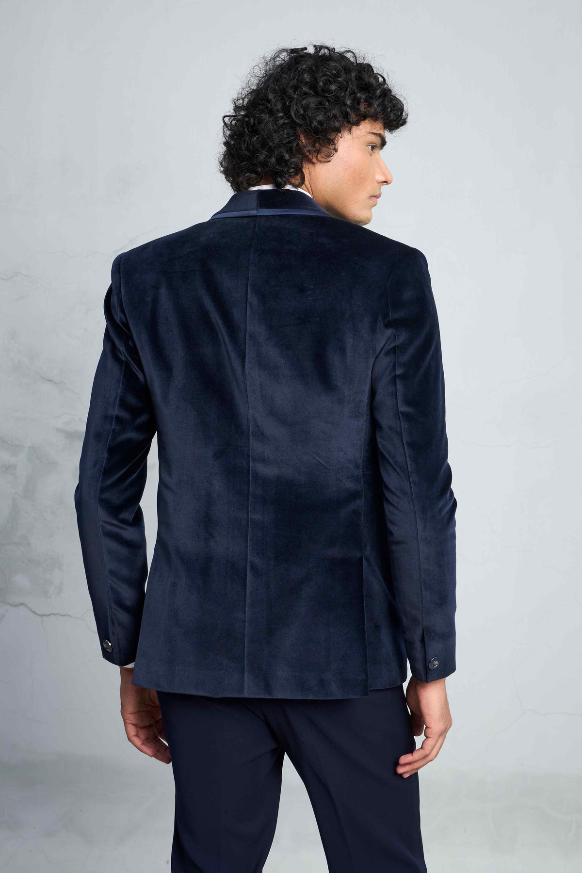 Gargee Designer's BLUE ARISTOCRAT VELVET TUXEDO SET Gargee