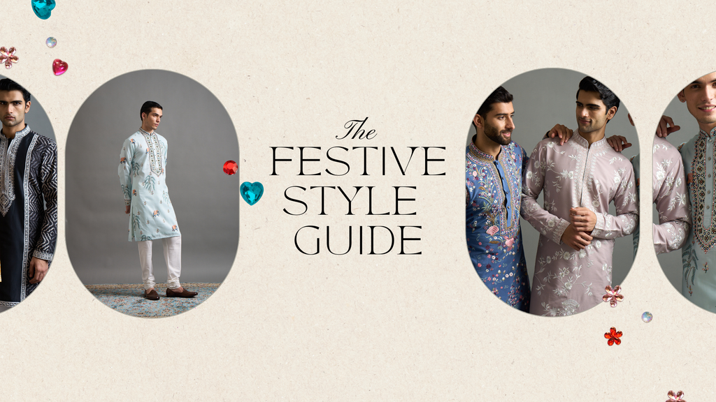 Festive-Style-Guide-Best-Designer-Kurtas-Bundis-for-Men Gargee