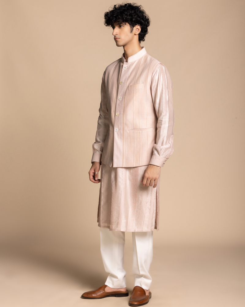 Blush Quilted Bundi Set Gargee
