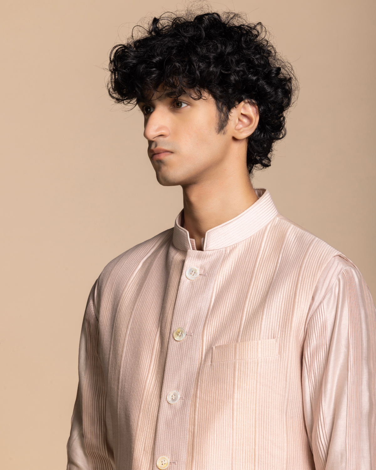 Blush Quilted Bundi Set Gargee