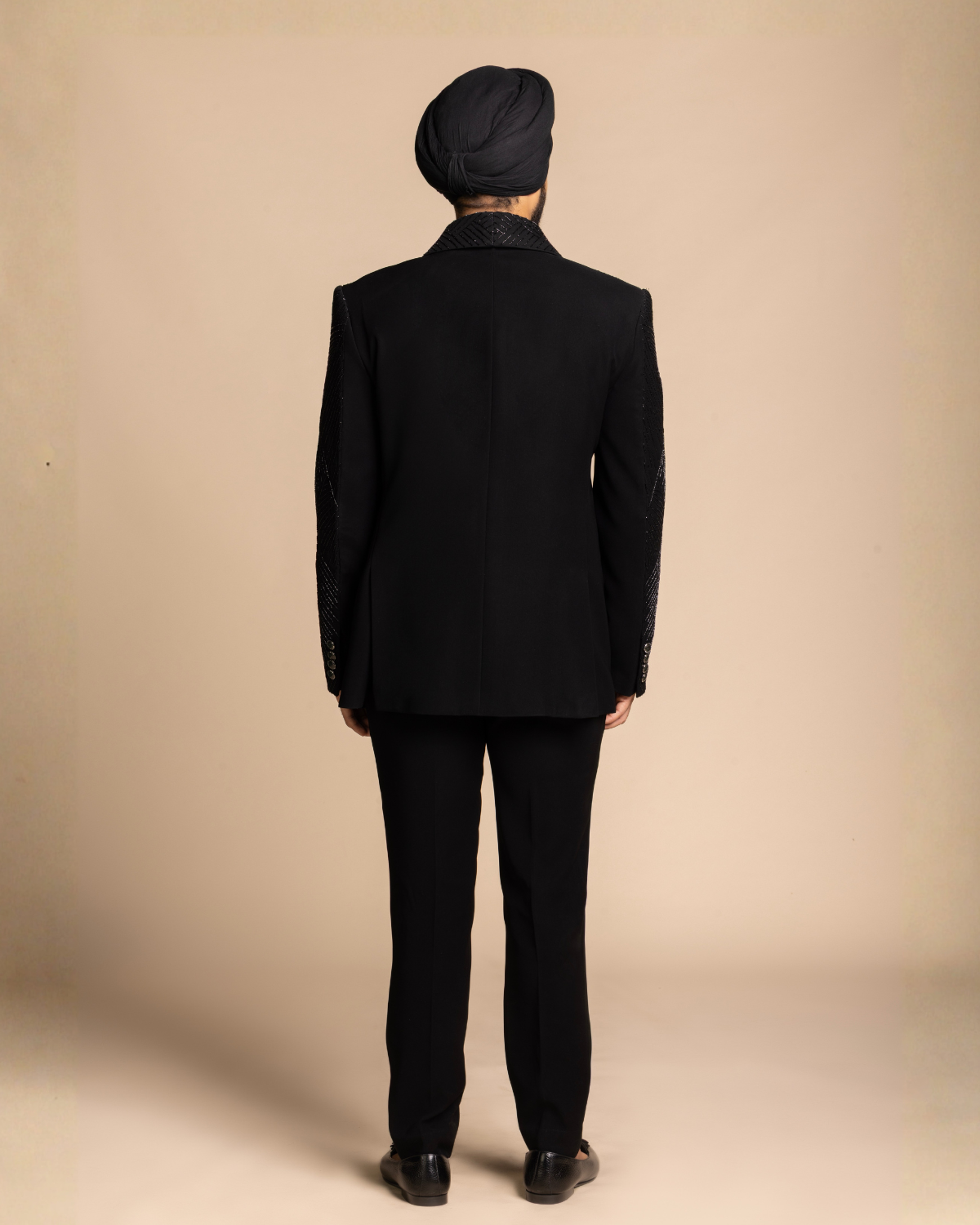 Black Drape Evening Tuxedo Gargee