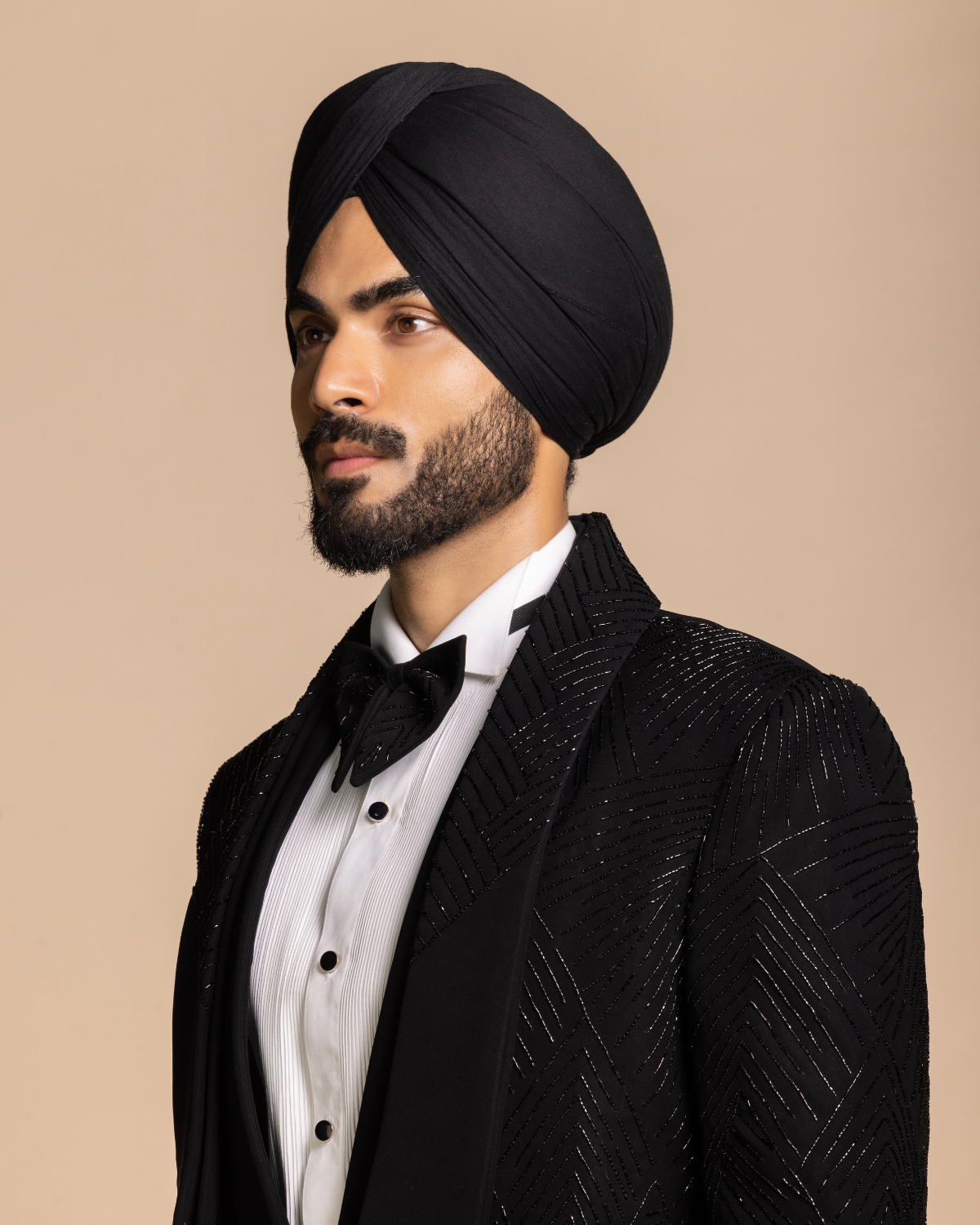 Black Drape Evening Tuxedo Gargee
