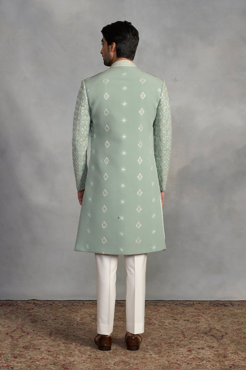 Zeb Mint Indowestern Set