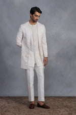 Chakori Off-White Indowestern Set