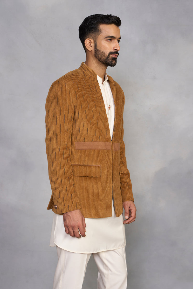 Ashk Camel Jodhpuri Set