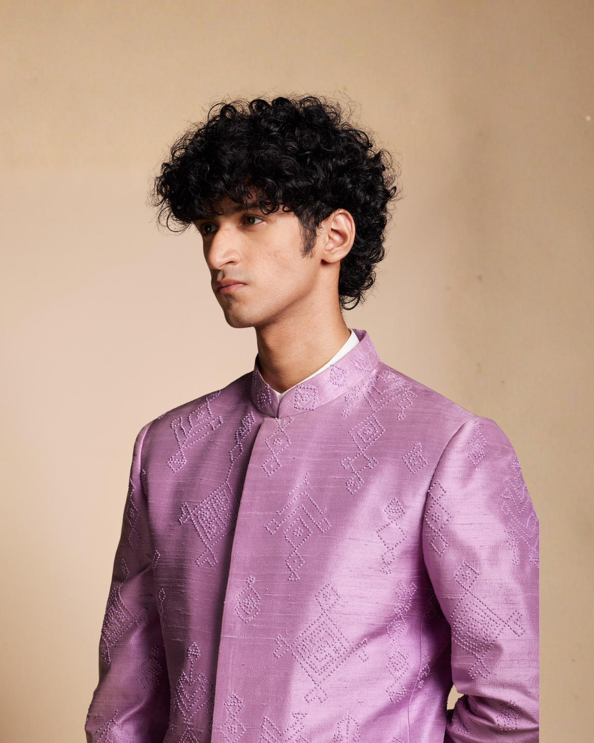 Lavender French Knot jodhpuri Gargee