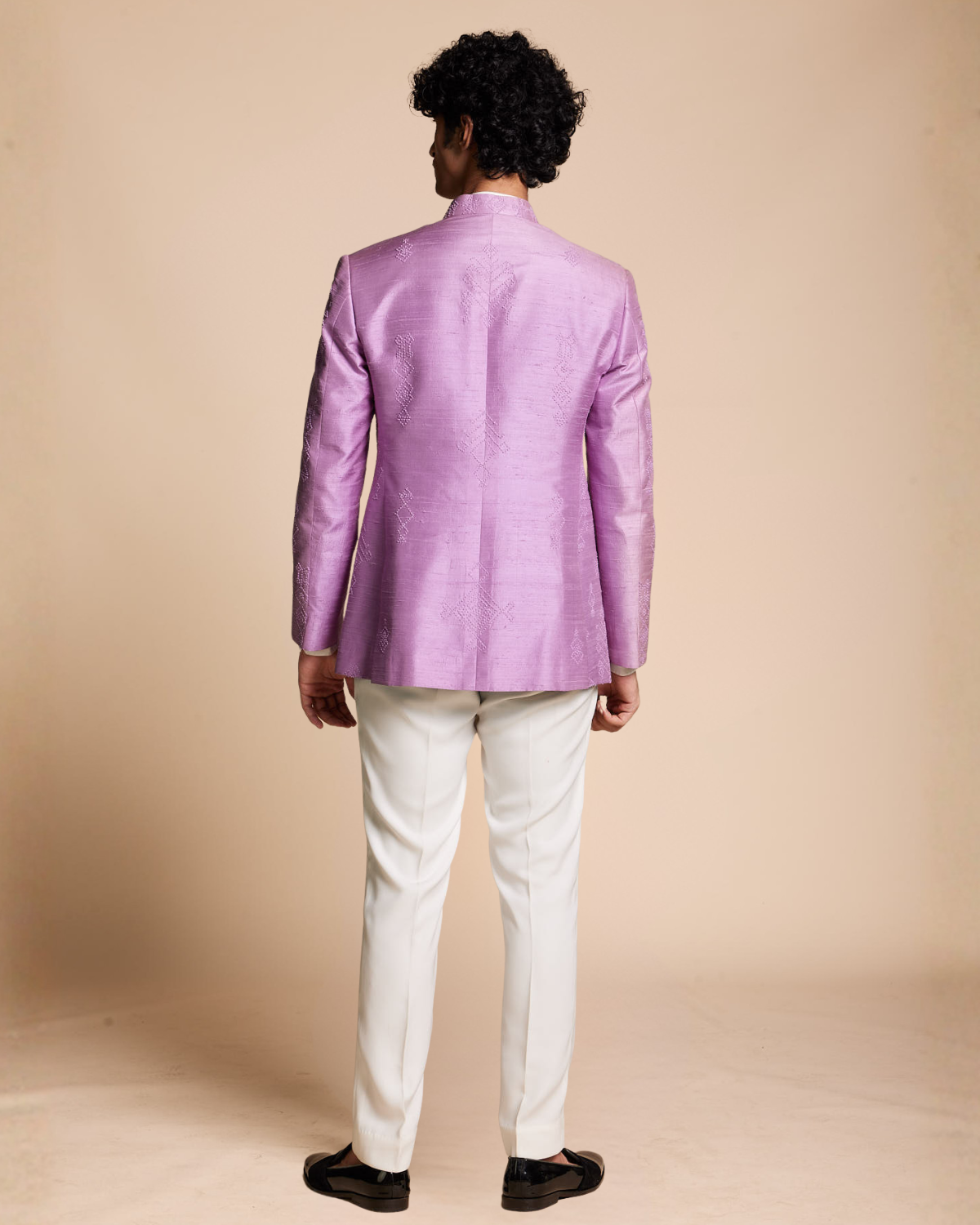 Lavender French Knot jodhpuri Gargee