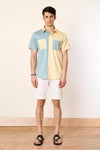 Teal Colorblock Equity Shirt