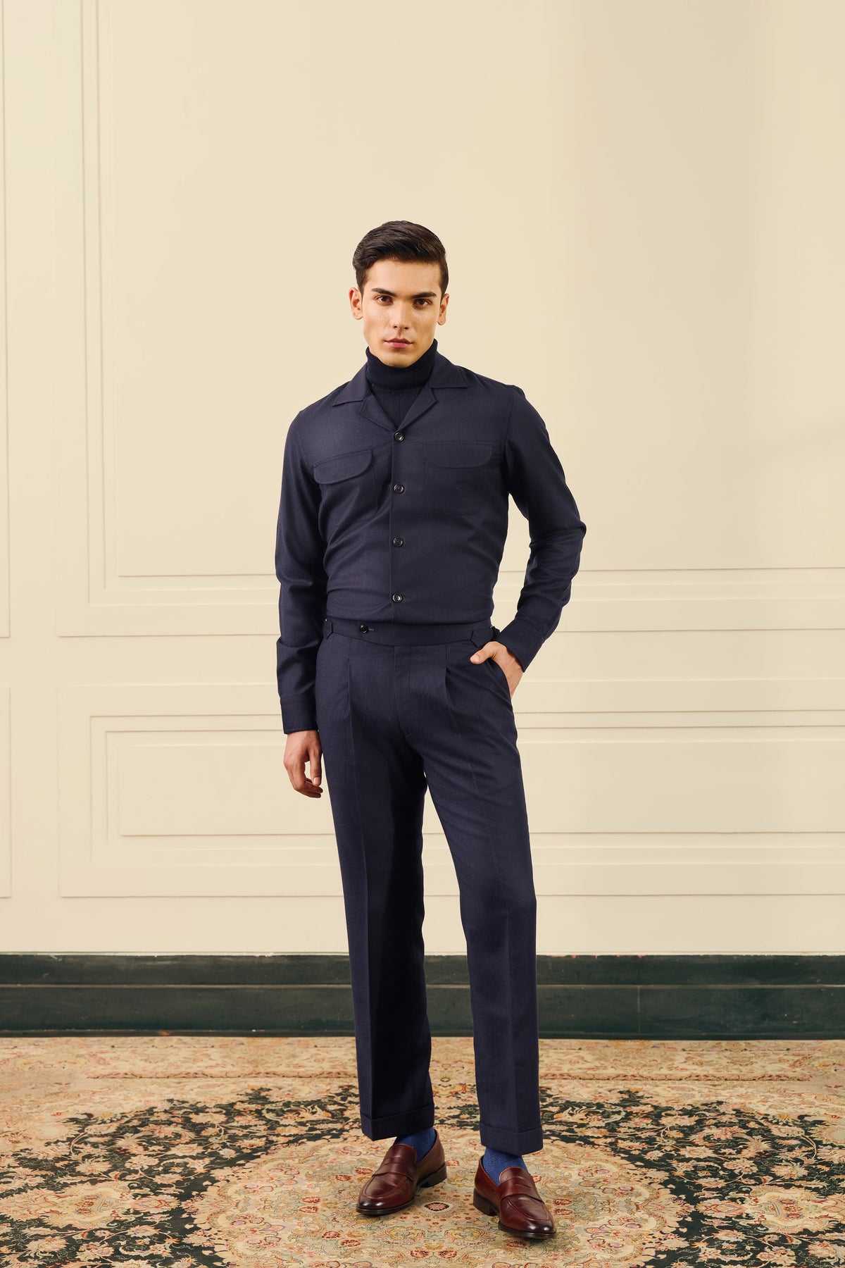 Navy Utility-Inspired Co-ord Gargee