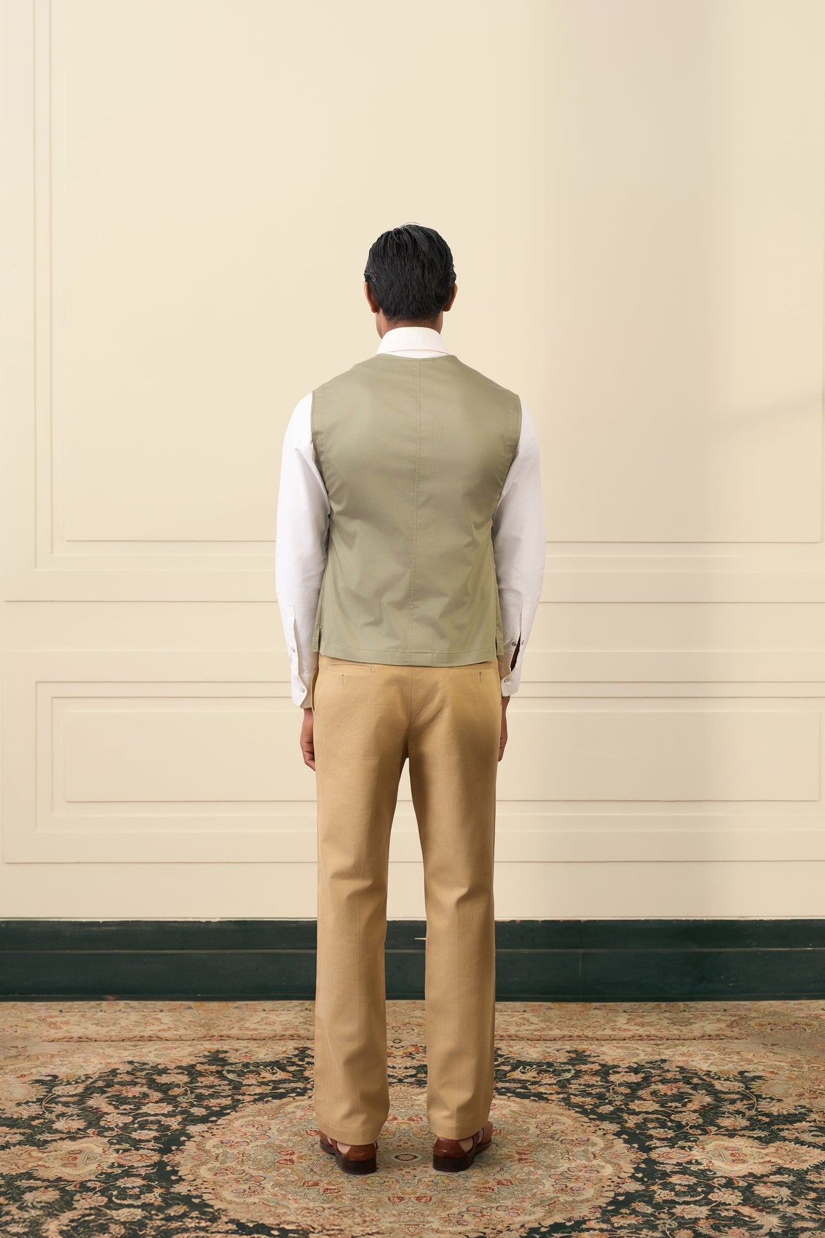 Sage Green Utility Vest Gargee