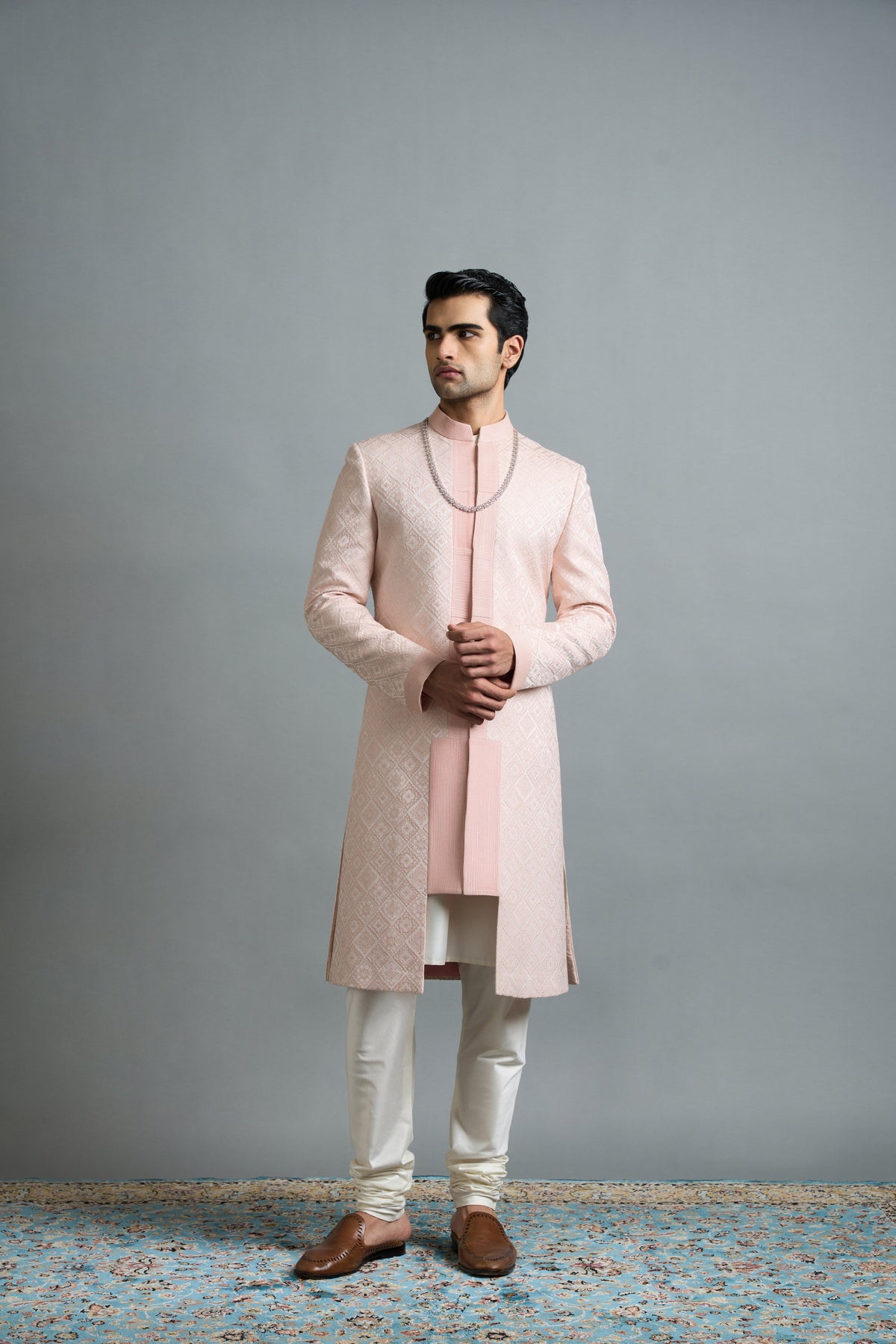 Gargee Designers Aarush Pink Sherwani Gargee