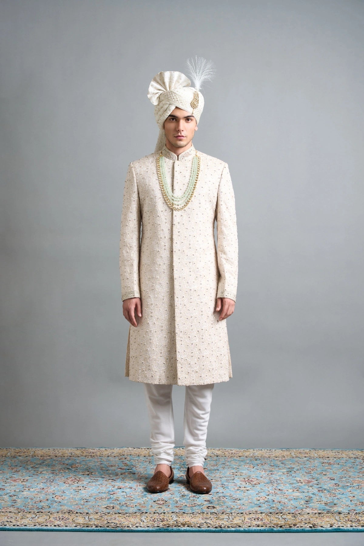 Gargee Designers Aaryan Ivory Sherwani Gargee