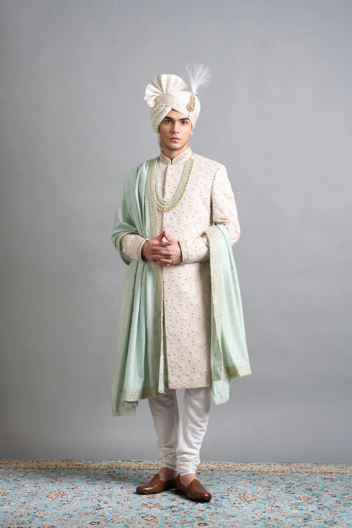 Gargee Designers Aaryan Ivory Sherwani Gargee