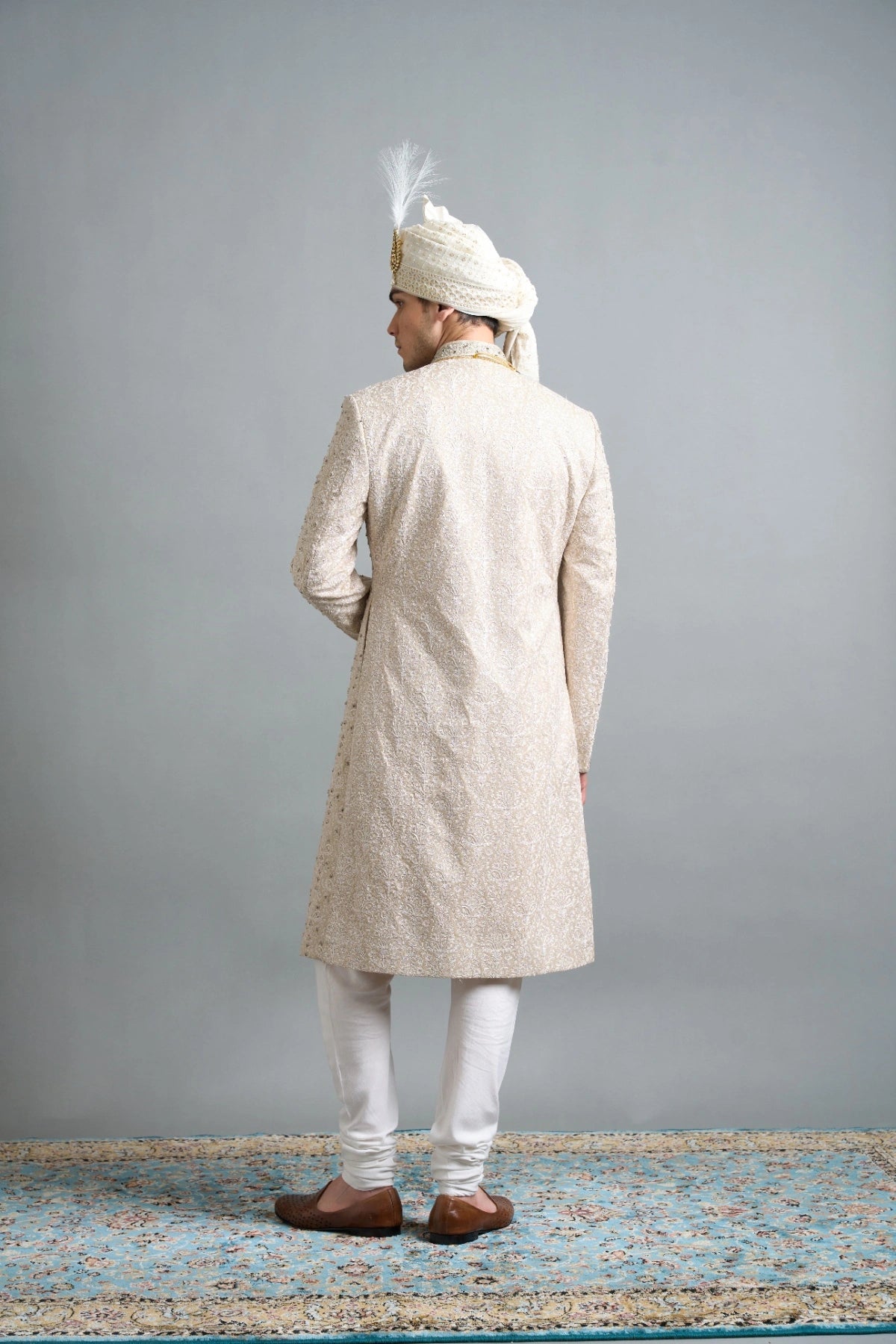 Gargee Designers Aaryan Ivory Sherwani Gargee