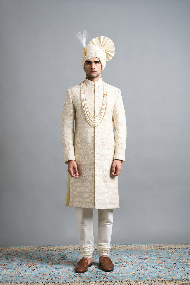 Gargee Designers Arnav Ivory Sherwani Gargee
