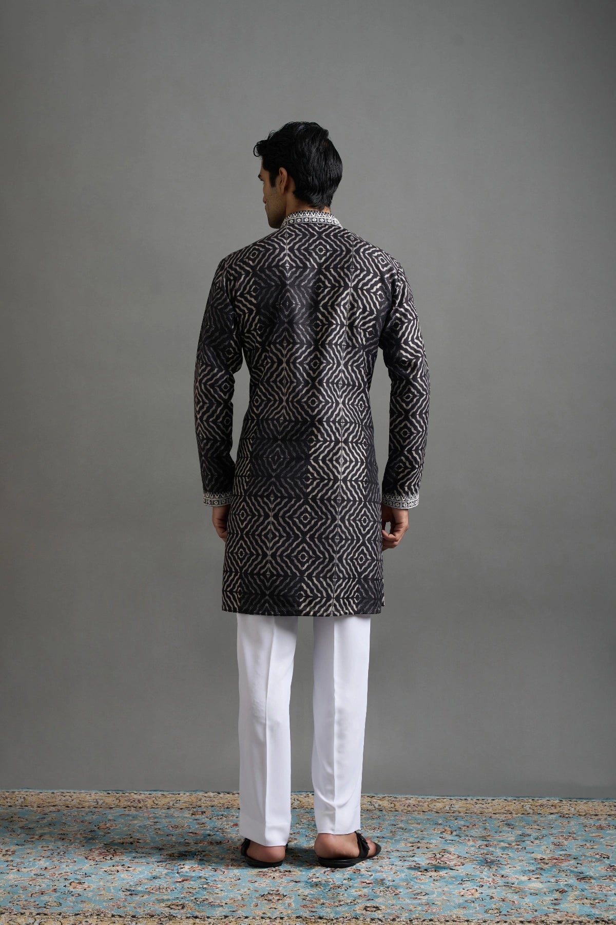 Gargee Designers Black Veer Kurta Gargee