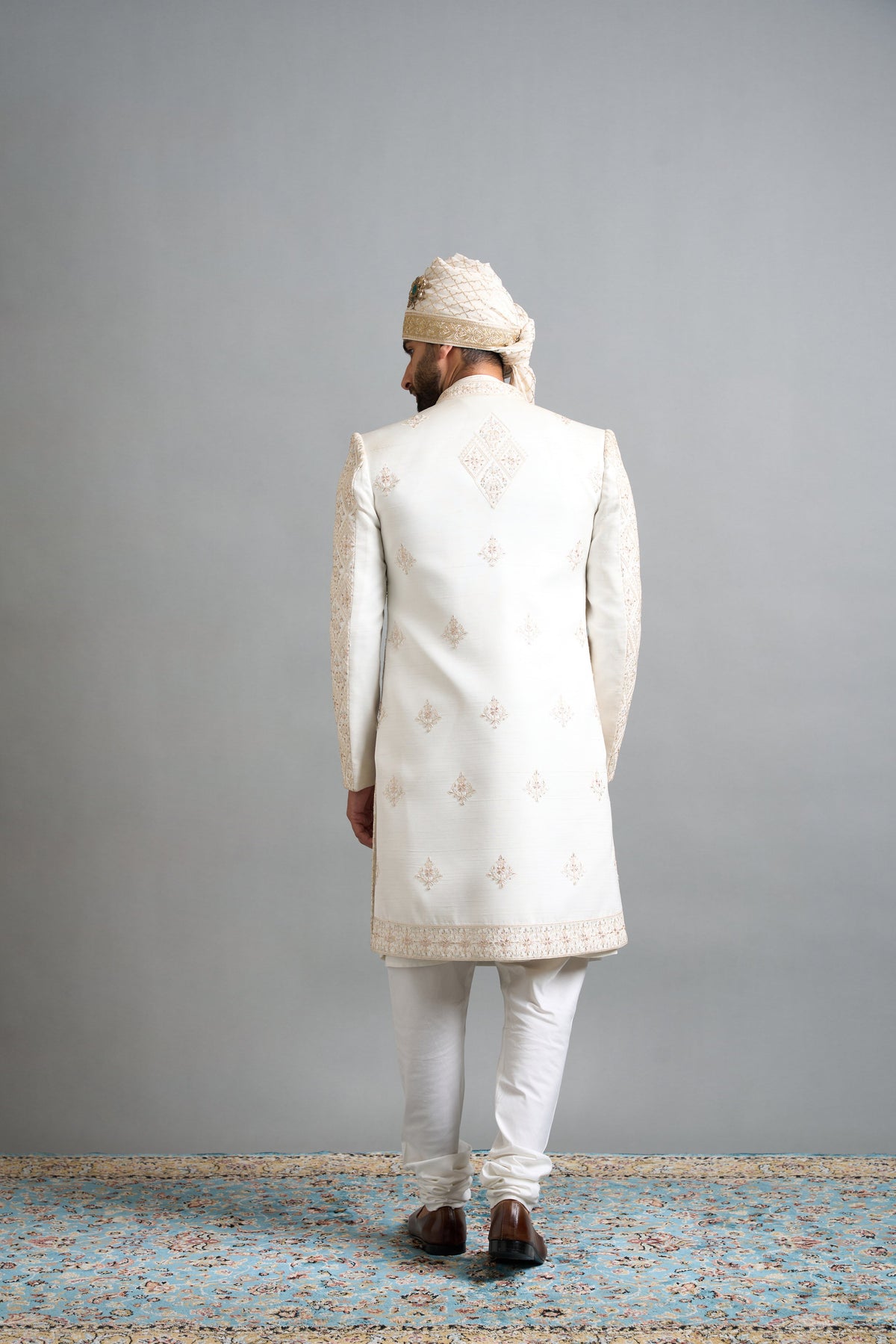 Gargee Designers Devansh Ivory Sherwani Gargee