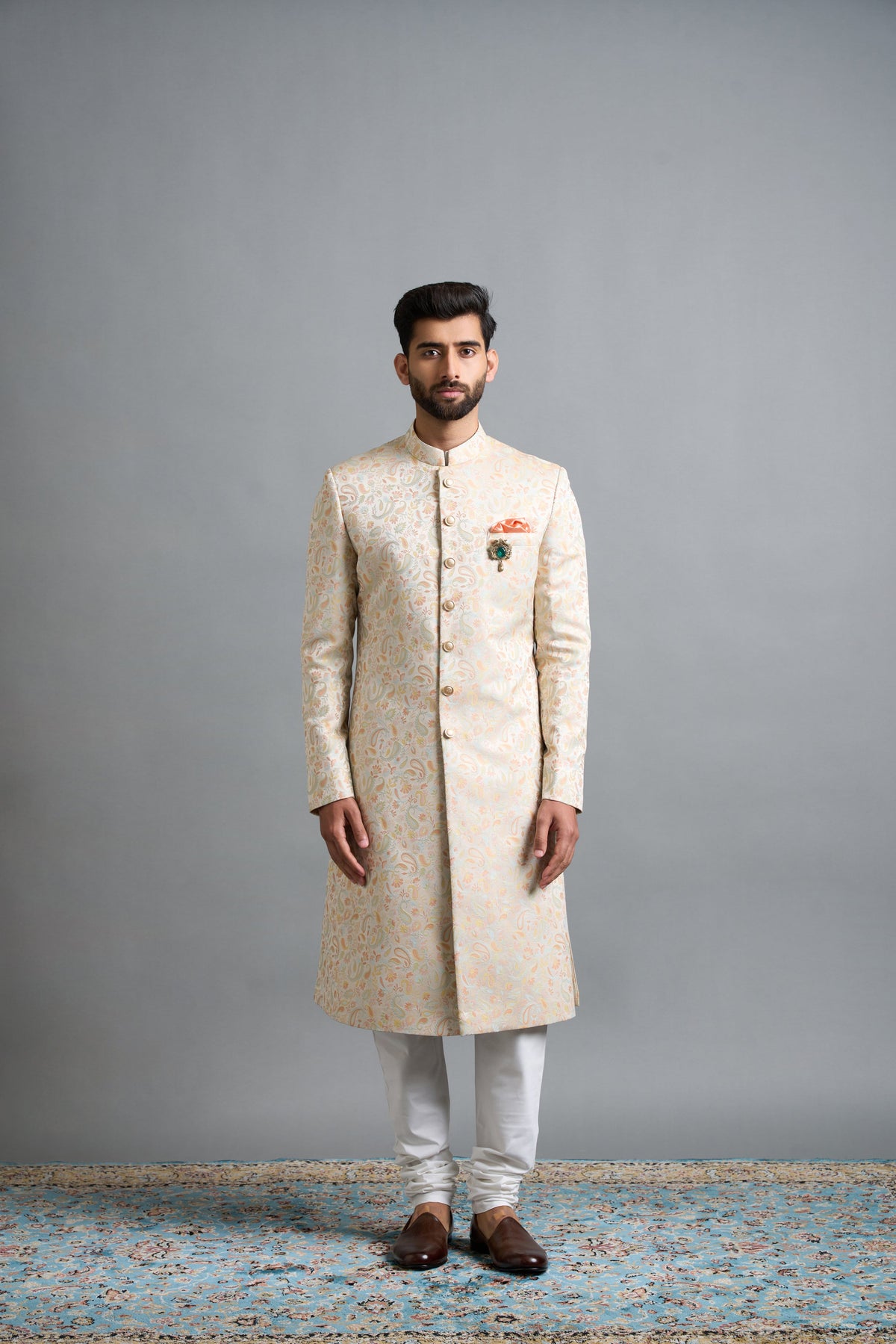 Gargee Designers Ishir Paisley Sherwani Gargee