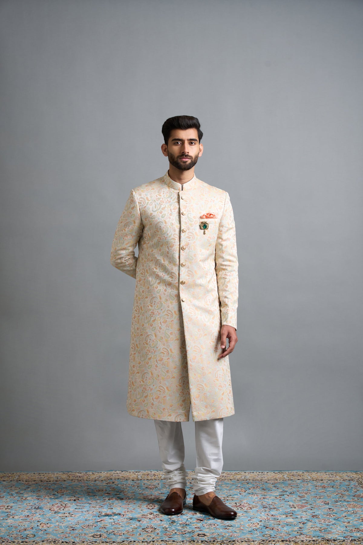 Gargee Designers Ishir Paisley Sherwani Gargee