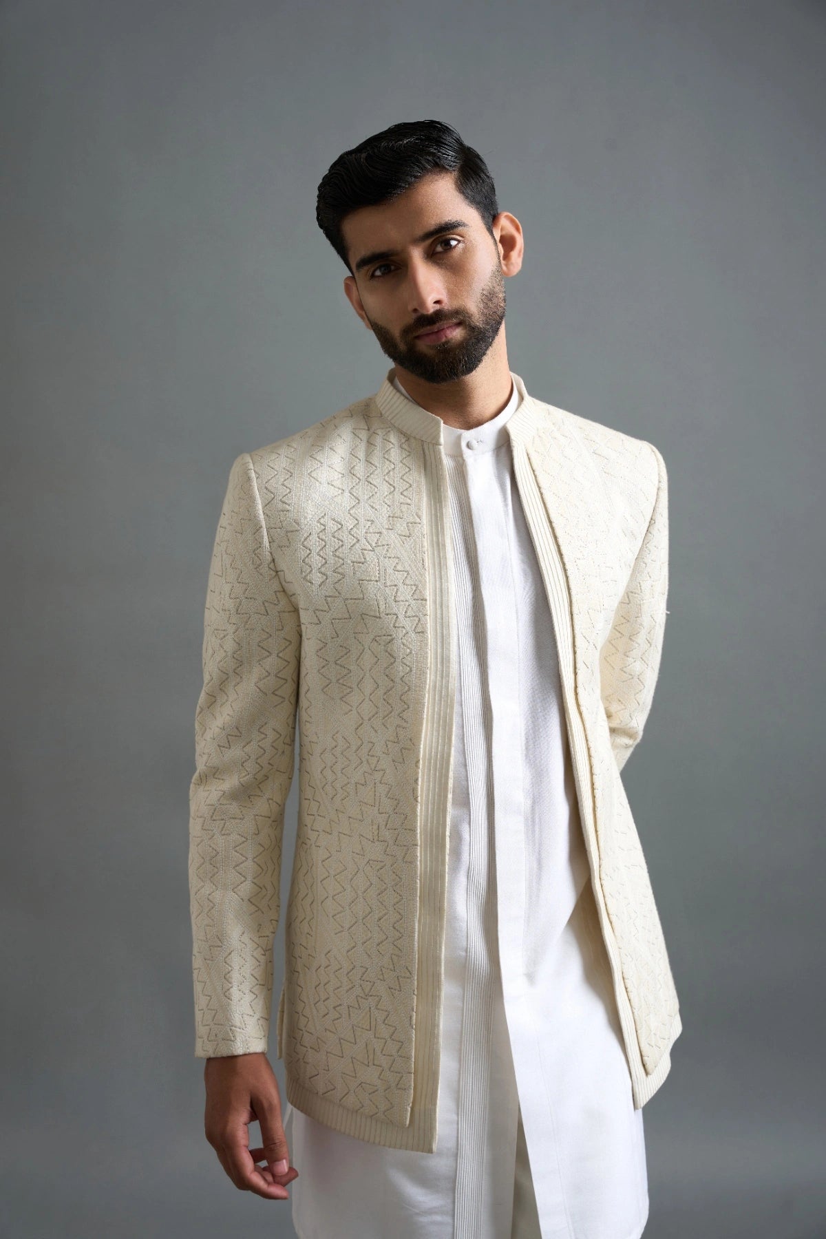 Gargee Designers Ivory Radiance Shrug Set Gargee