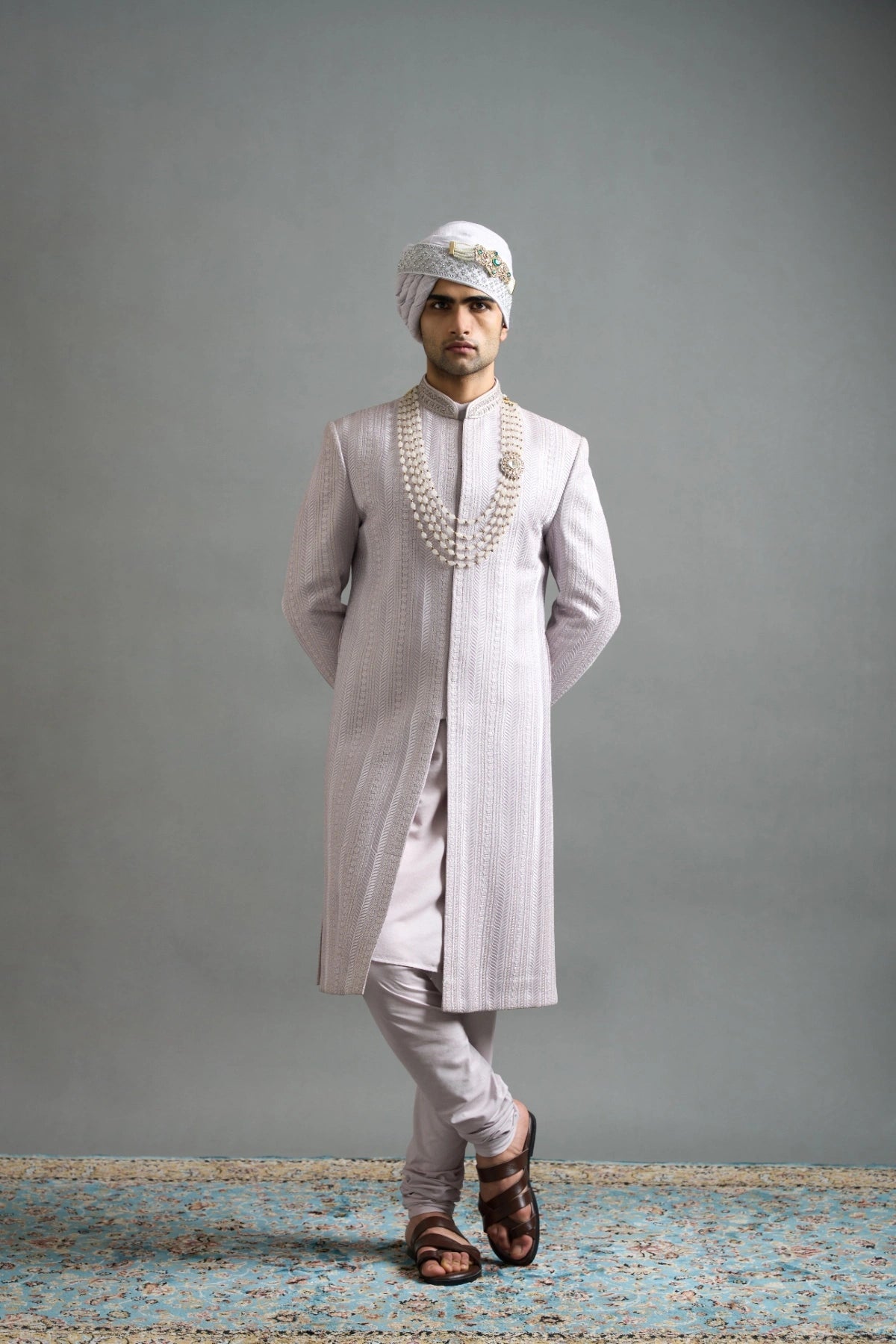 Gargee Designers Kiaan Lavender Sherwani Gargee