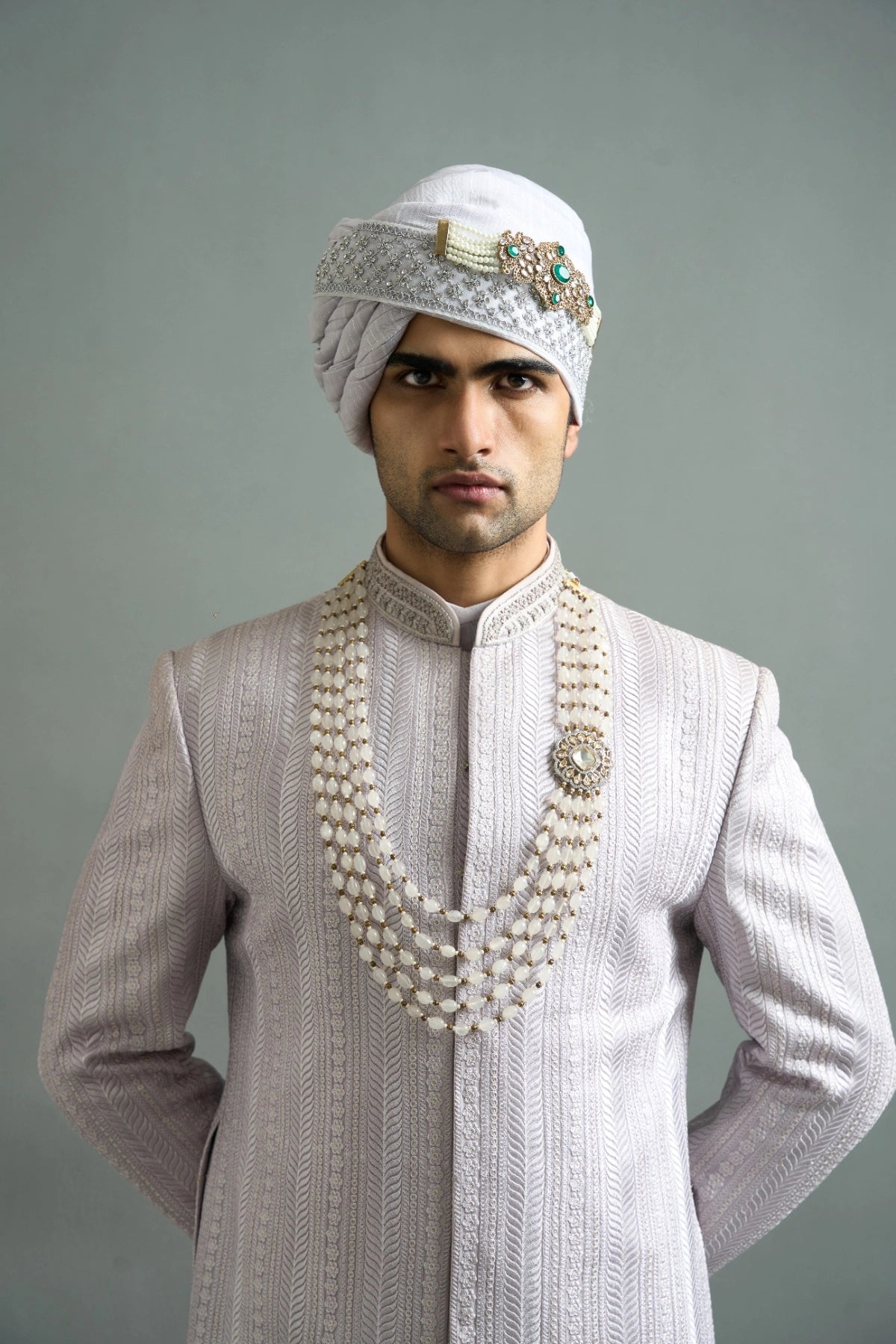 Gargee Designers Kiaan Lavender Sherwani Gargee