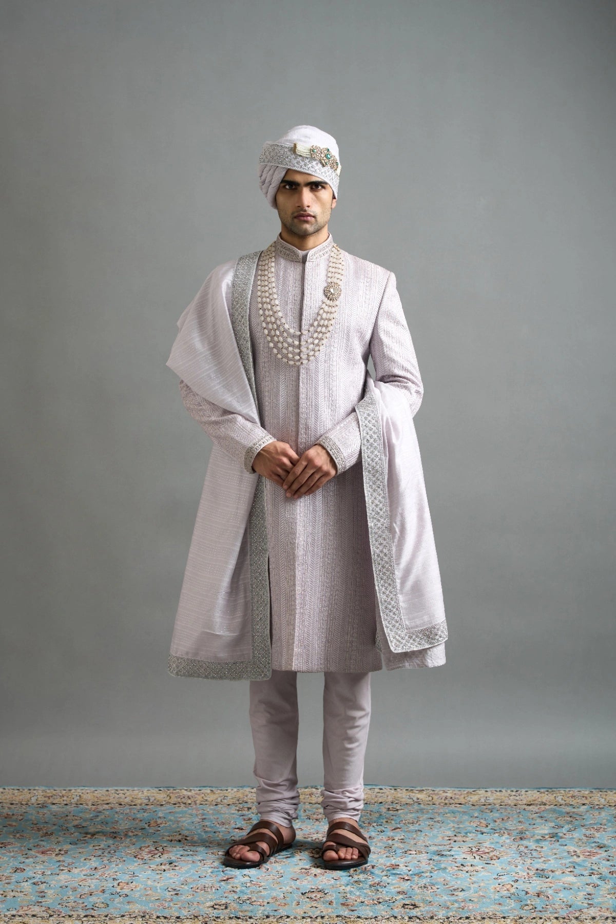 Gargee Designers Kiaan Lavender Sherwani Gargee