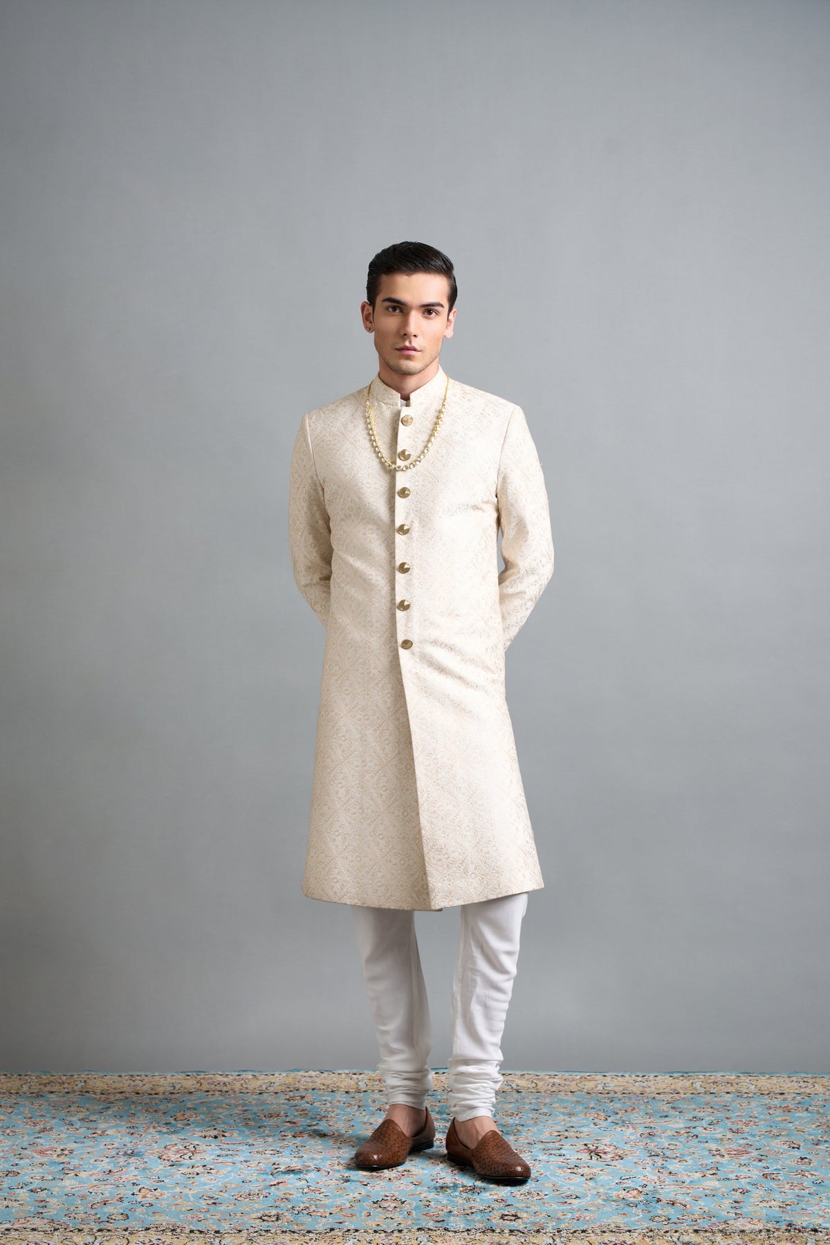 Gargee Designers Kunal Ivory Sherwani Gargee