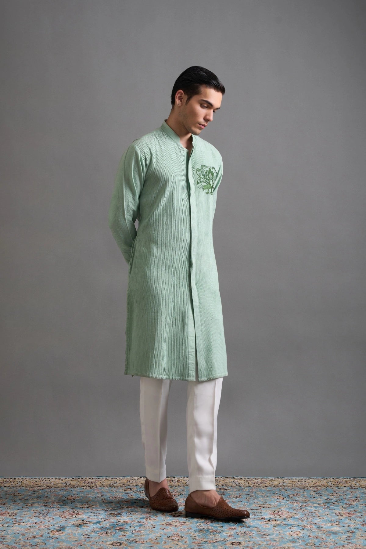 Gargee Designers Mint Majesty Shrug Set Gargee