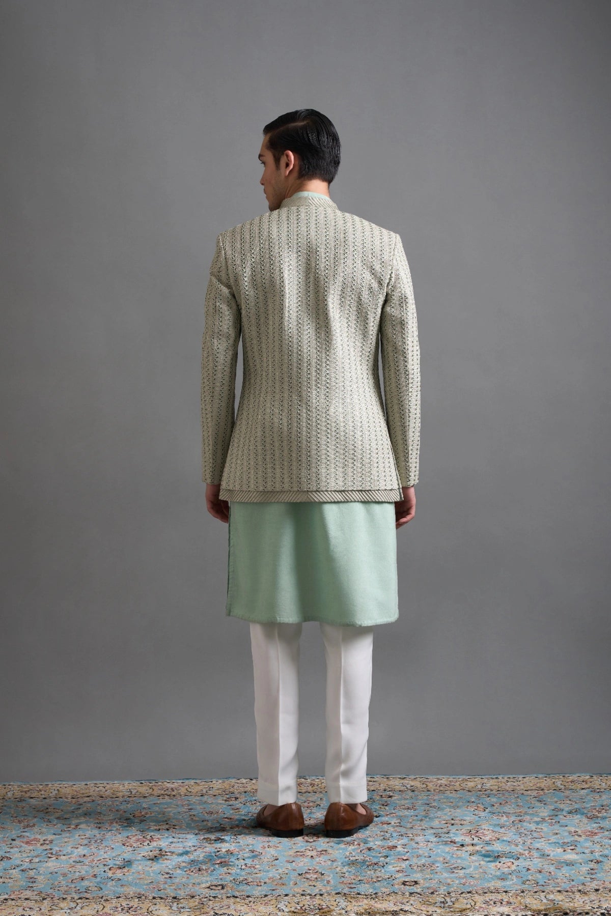 Gargee Designers Mint Majesty Shrug Set Gargee