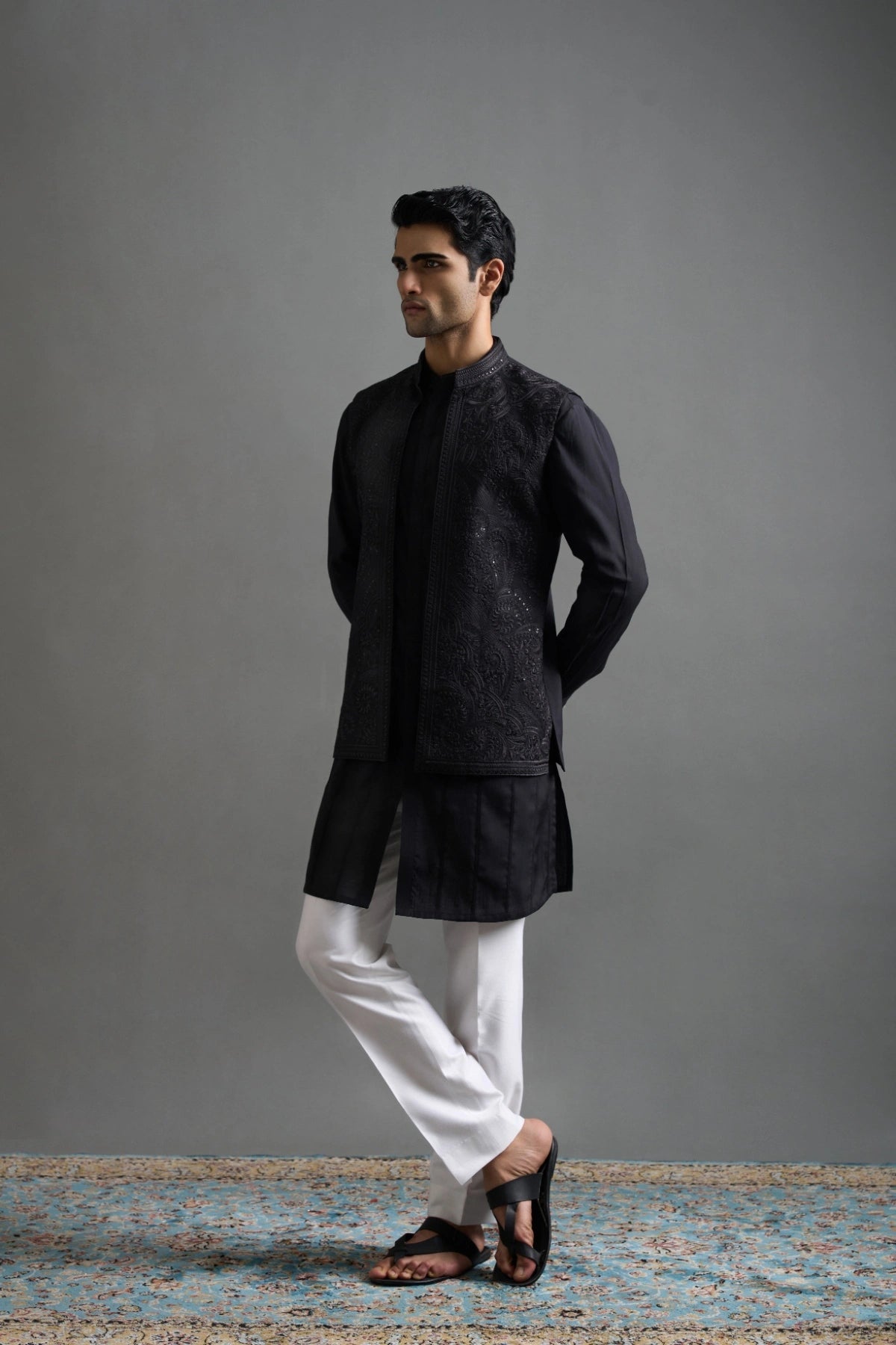 Gargee Designers Noir Majesty Bundi Set Gargee