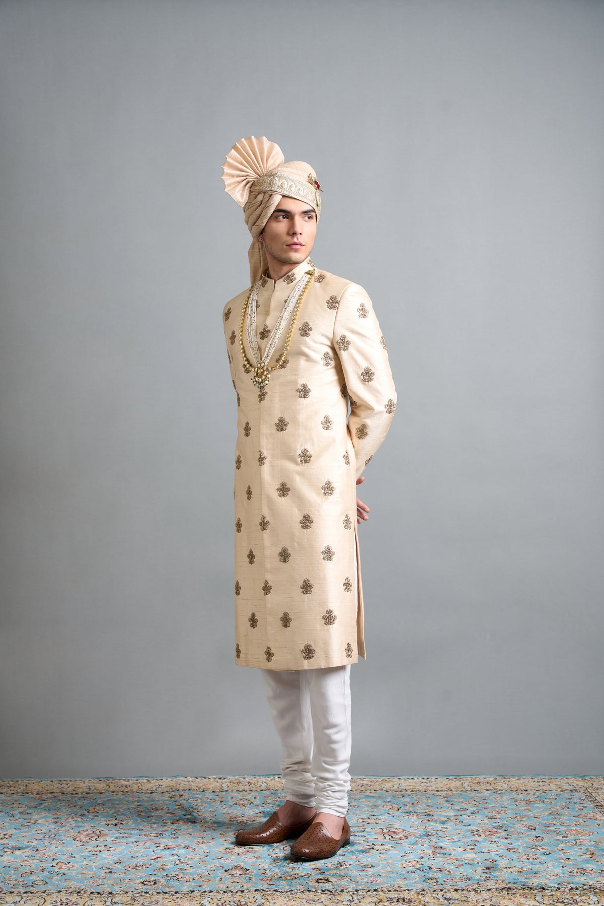 Gargee Designers Rajveer Ivory Sherwani Gargee