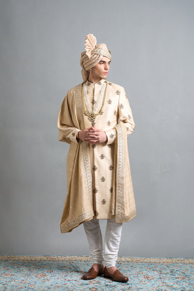 Gargee Designers Rajveer Ivory Sherwani Gargee