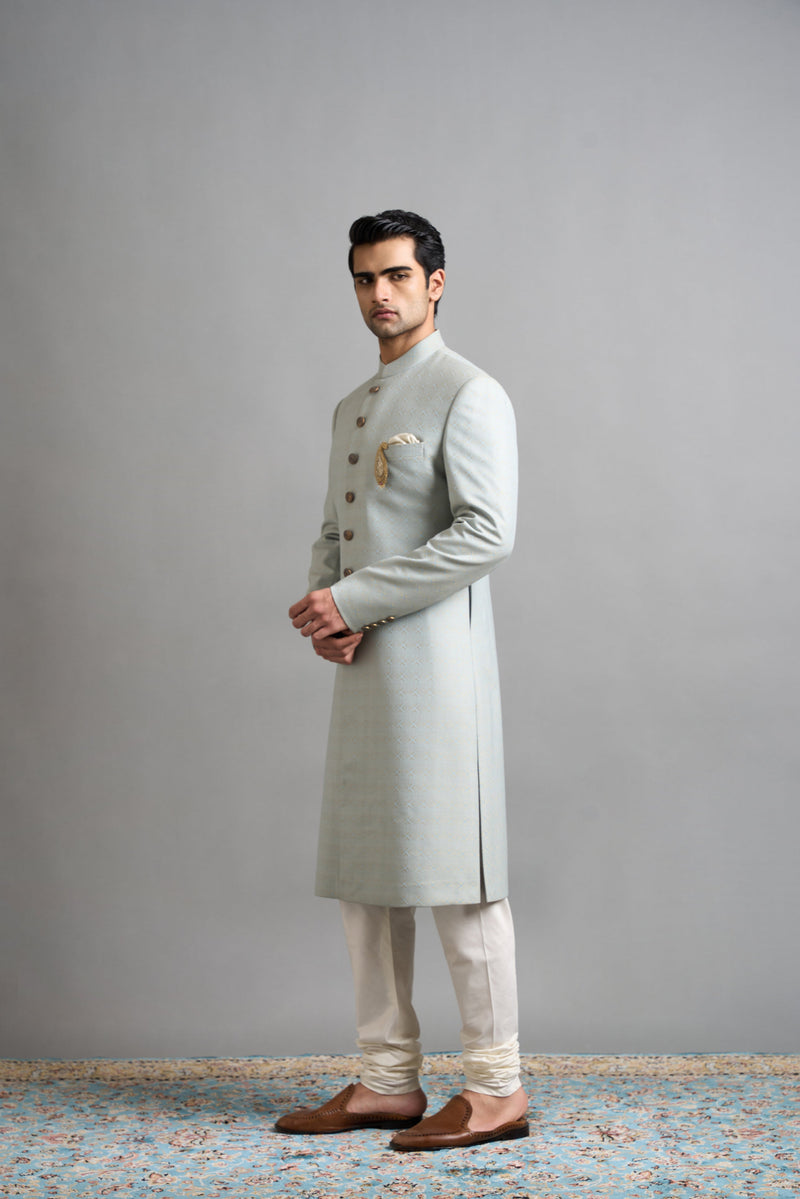 Gargee Designers Reyansh Green Sherwani Gargee